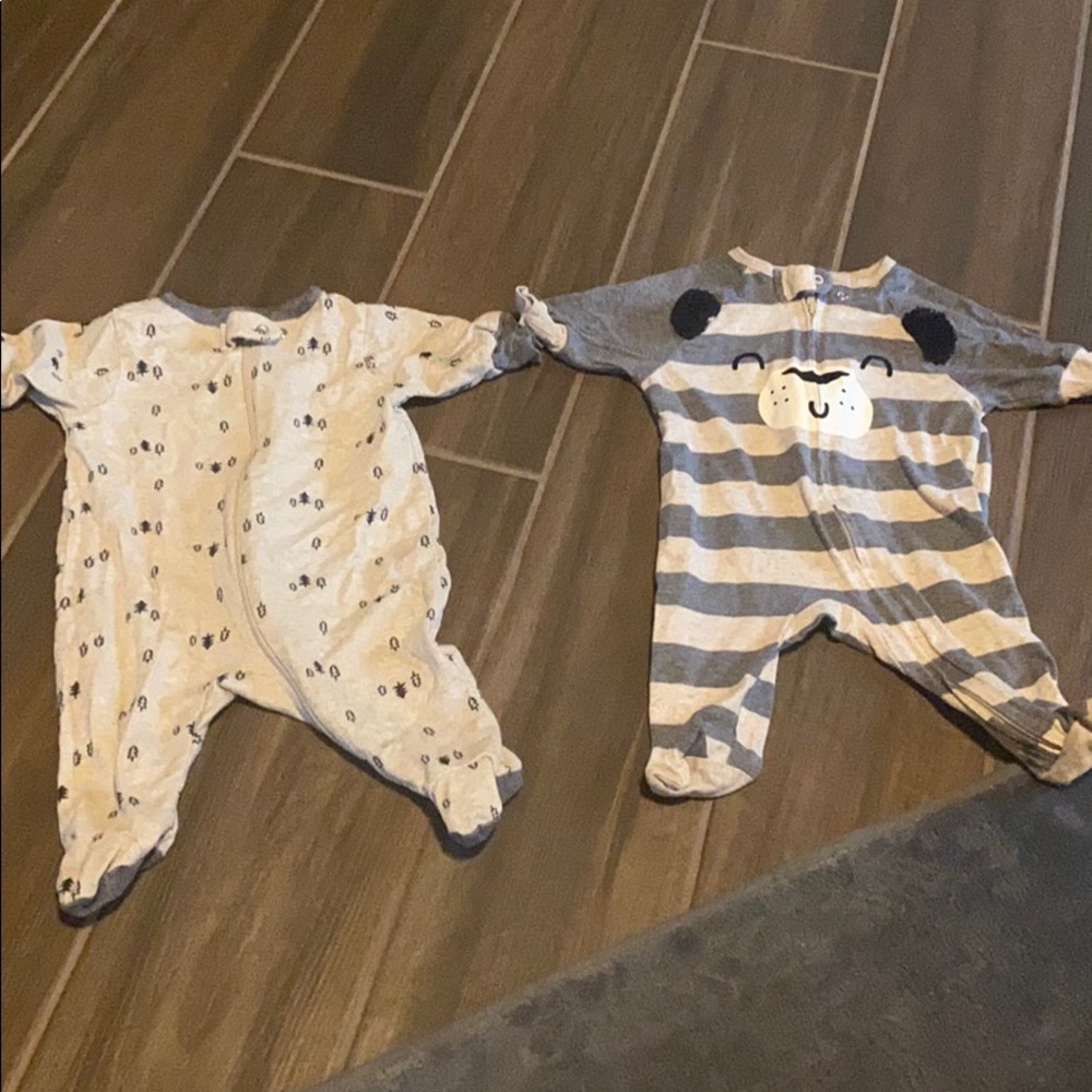 Gerber Newborn Size Footie Pajamas